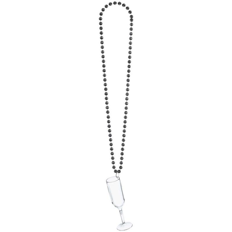 Champagne Flute Necklace, 21 Inches, 1 Count