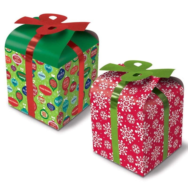 Christmas Gift Box "Fold and Go", Assortment, 1 Count