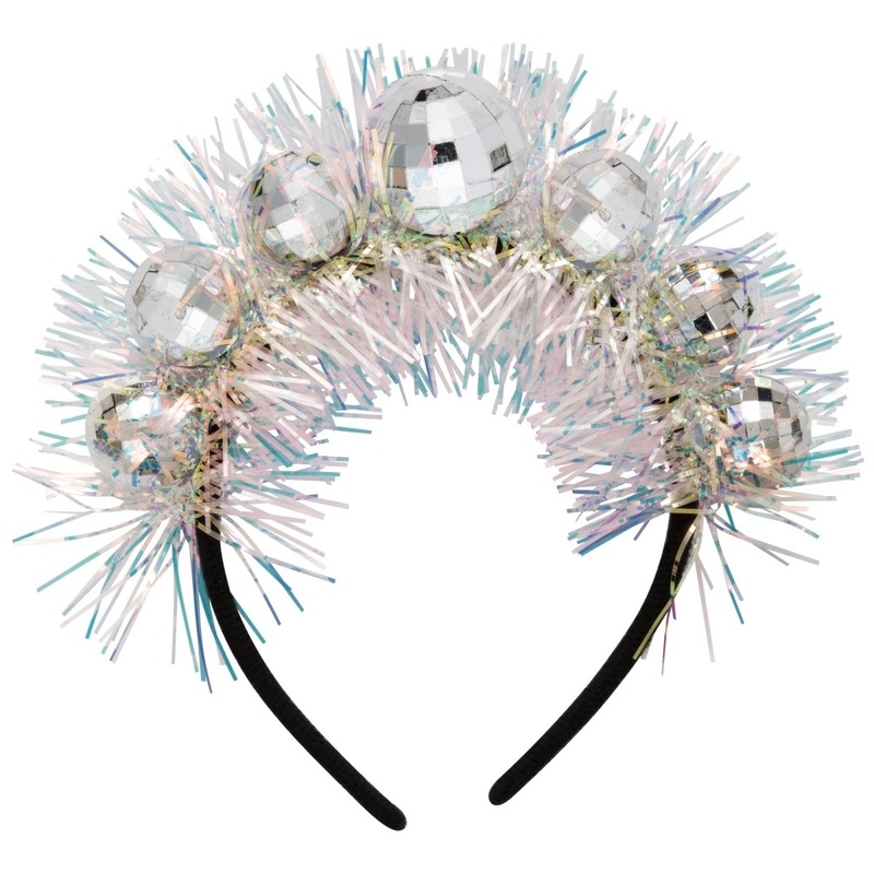 Fringe Disco Ball Headband, 1 Count
