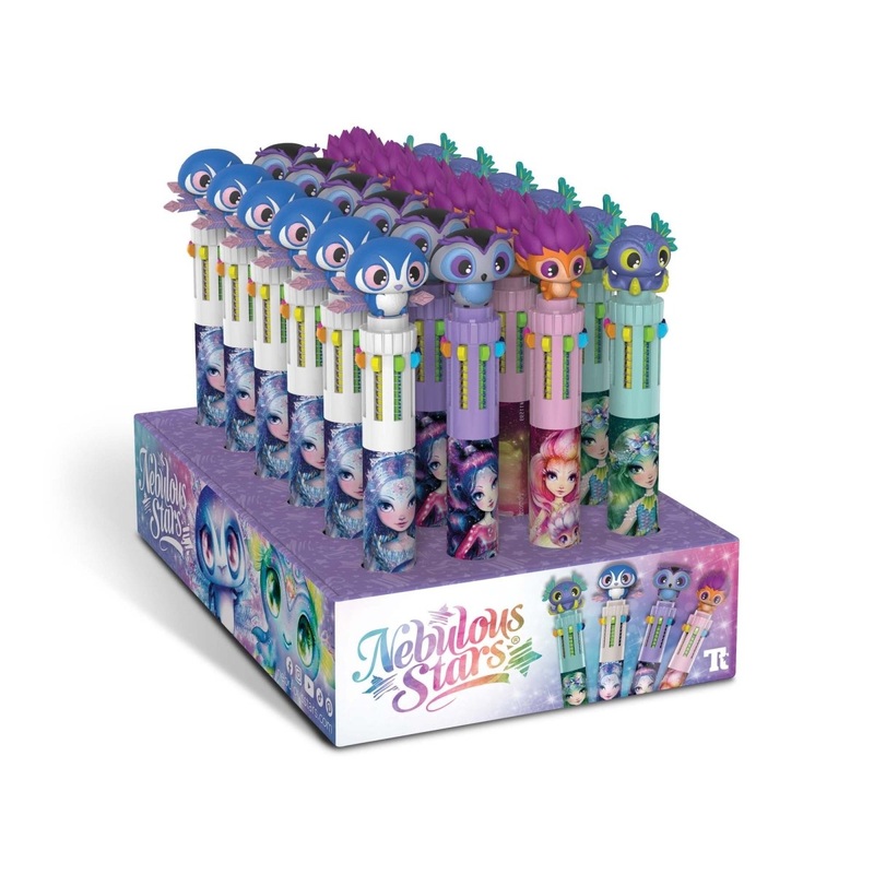 Nebulous Stars 10 Colors Ballpoint Pen, Assortment, 1 Count