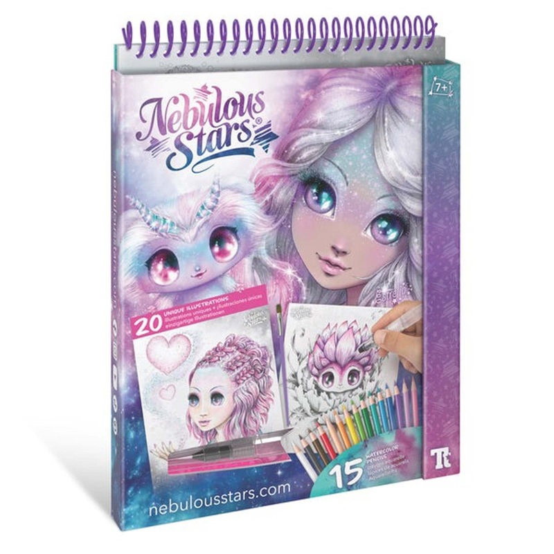 Nebulous Stars Watercoloring Book Set, 1 Count