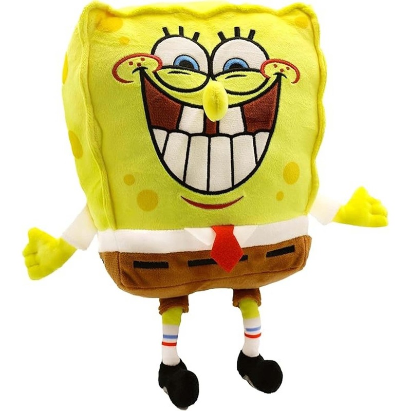Smiling Sponge Bob Plush, 13 Inches, 1 Count