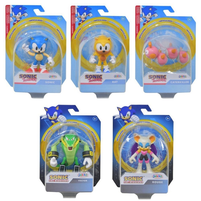 Sonic Figurine, Wave 16, 2.5 Inches, Assortment, 1 Count