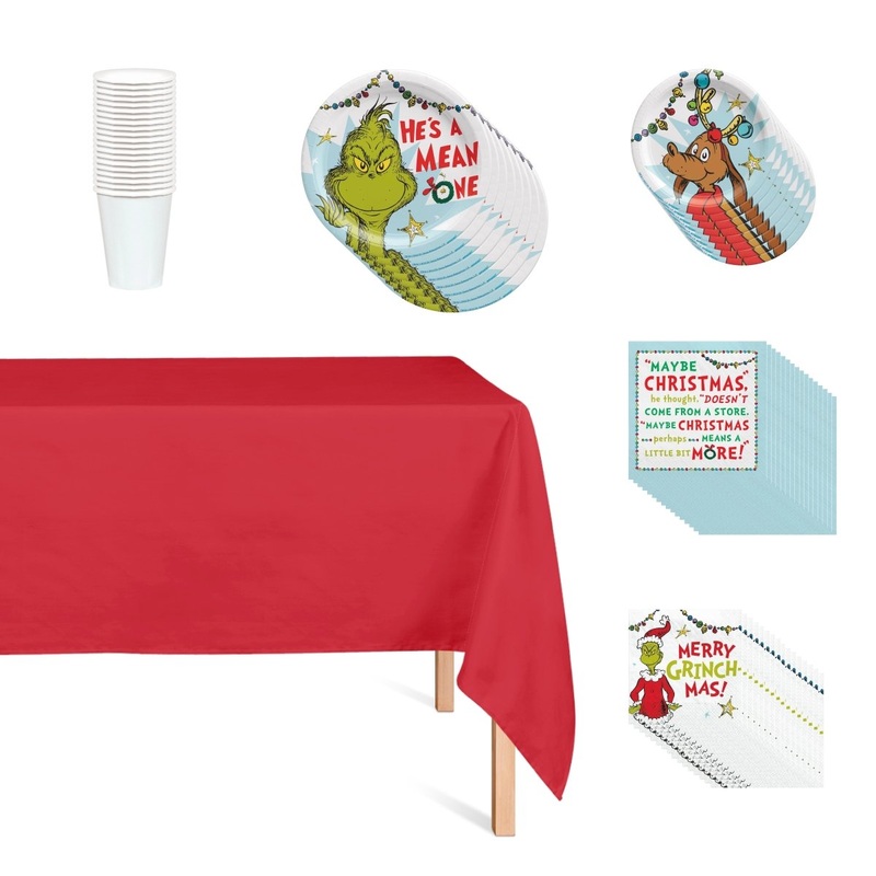 The Grinch Basic Tableware Party Supplies Kit