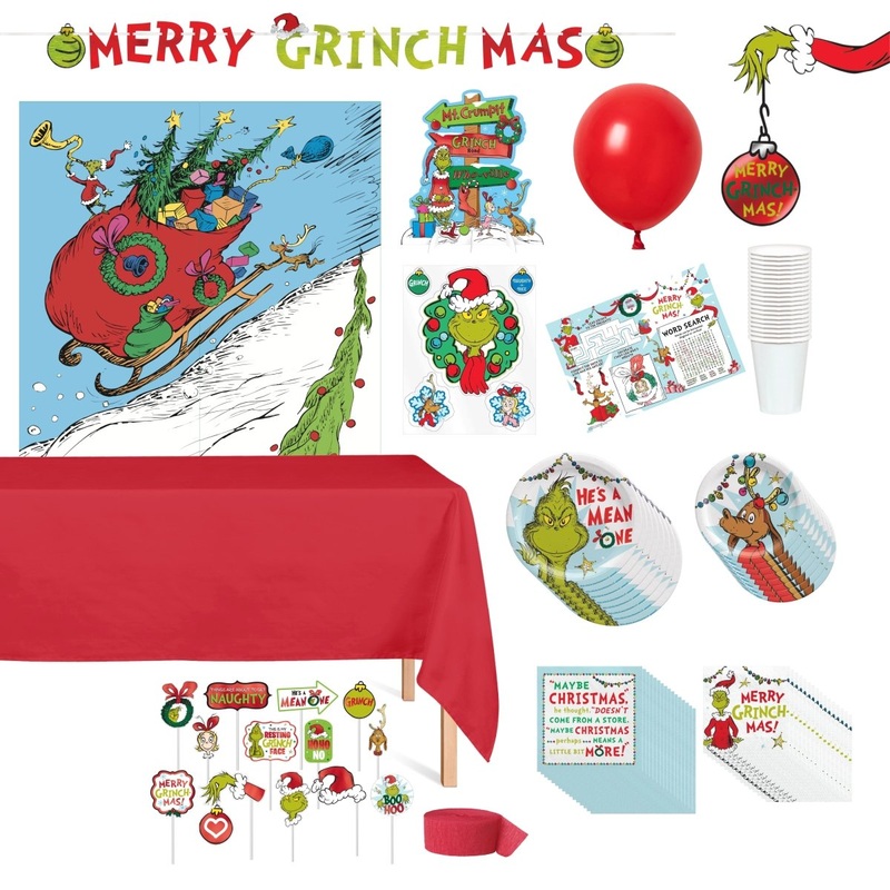 The Grinch Standard Party Supplies Kit