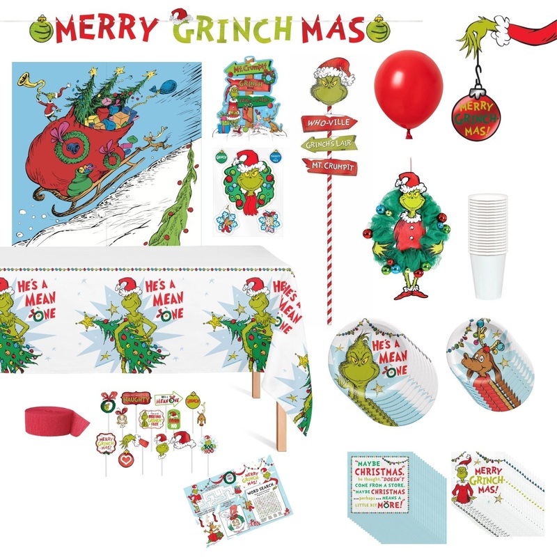 The Grinch Ultimate Party Supplies Kit