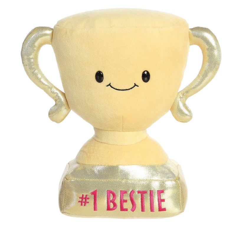 #1 Bestie Trophy Plush, 9 Inches, 1 Count