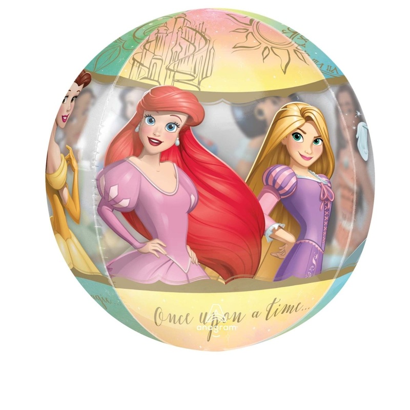 Disney Princess Birthday Orbz Balloon, 15 Inches, 1 Count