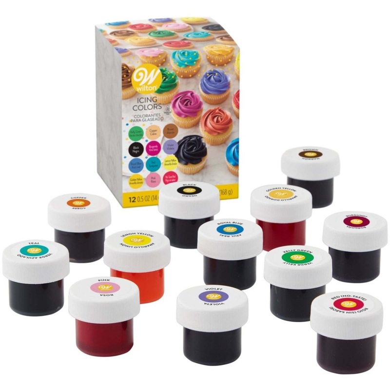 Gel Food Coloring Set, 0.5 Oz, 12 Count
