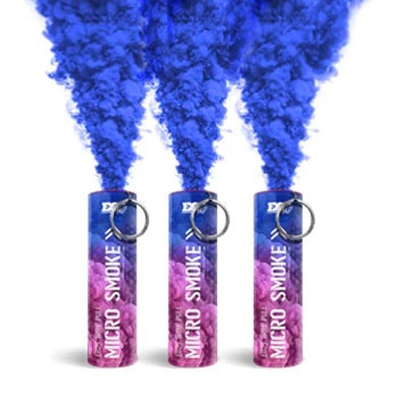 Gender Reveal Blue Smoke Bomb, 3 Count