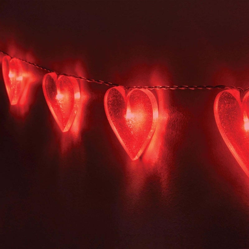 Heart String Light, 60 Inches, 1 Count