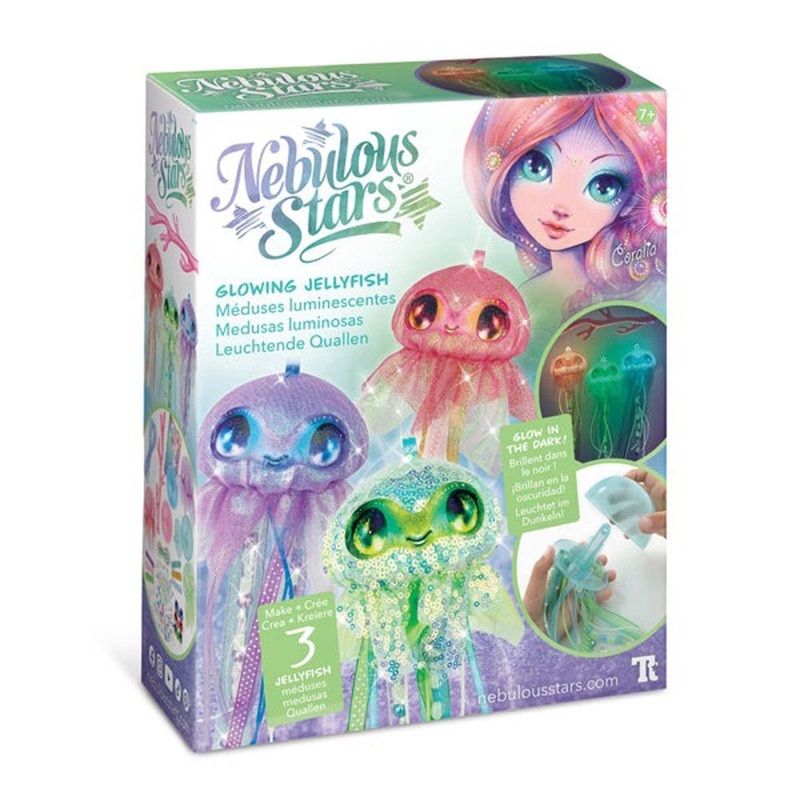 Nebulous Stars Glowing Jellyfish, 3 Count