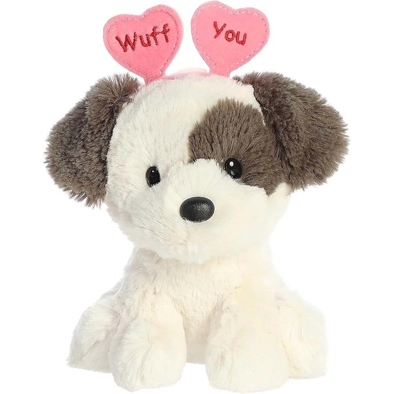 Wuff You Terrier Plush, 6 Inches, 1 Count