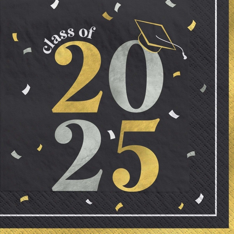 2025 Class Dismissed Large Lunch Napkins, 40 Count