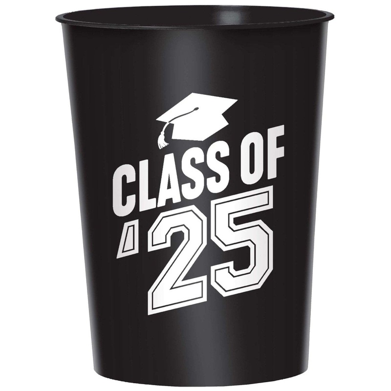 Class of 2025 Black Party Favour Cup, 16 Oz, 1 Count