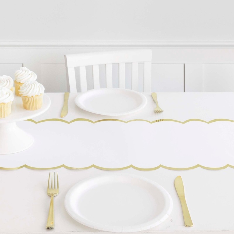 Dainty Easter Paper Table Runner, 11 X 84 Inches, 1 Count