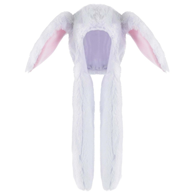 Easter Light Pink Bunny Ears Interactive Hat, 1 Count