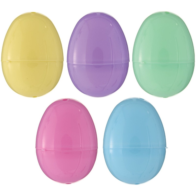 Easter Pastel Fillable Eggs, 2 Inches, 10 Count
