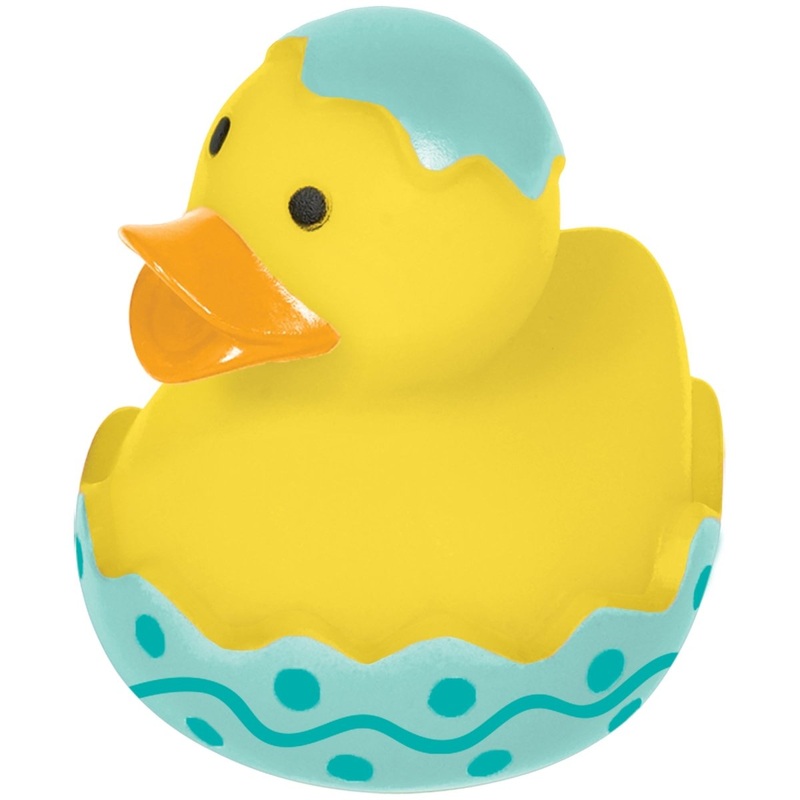 Easter Rubber Duck, 2 Inches, 1 Count