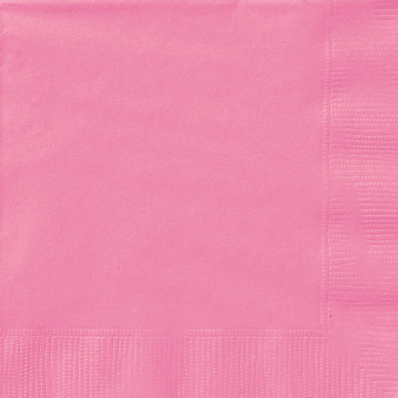 Hot Pink Large Lunch Napkins, 20 Count