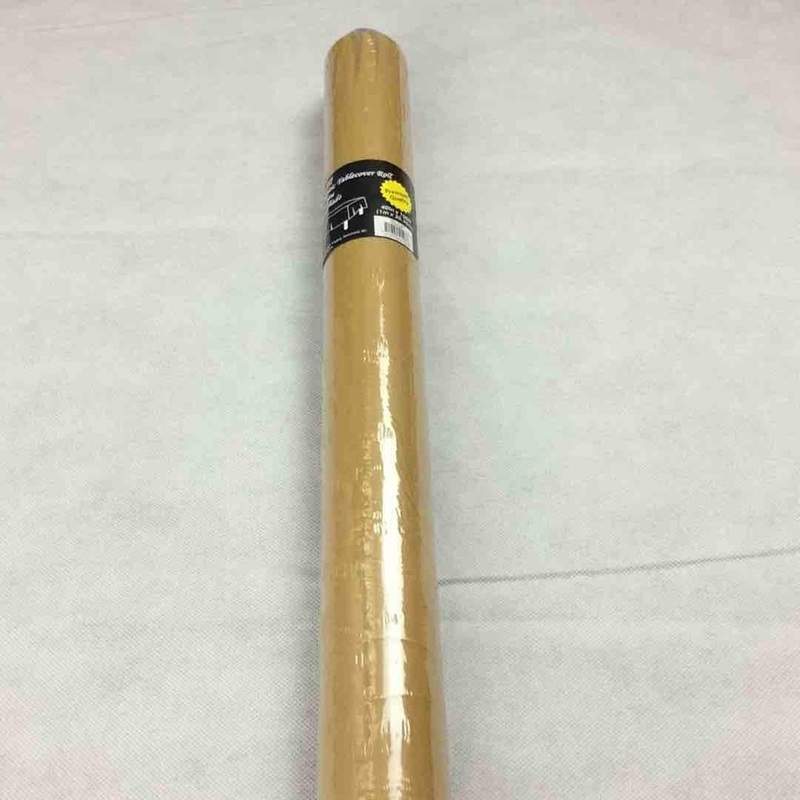 Plastic Table Cover Roll, Gold, 40 x 1200 Inches, 1 Count