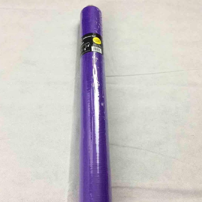 Plastic Table Cover Roll, Purple, 40 x 1200 Inches, 1 Count