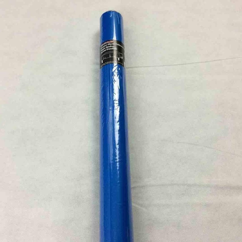 Plastic Table Cover Roll, Royal Blue, 40 x 1200 Inches, 1 Count