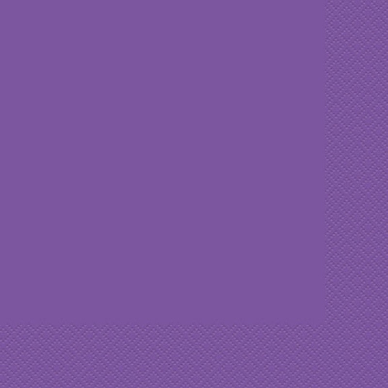 Purple Large Lunch Napkins, 20 Count