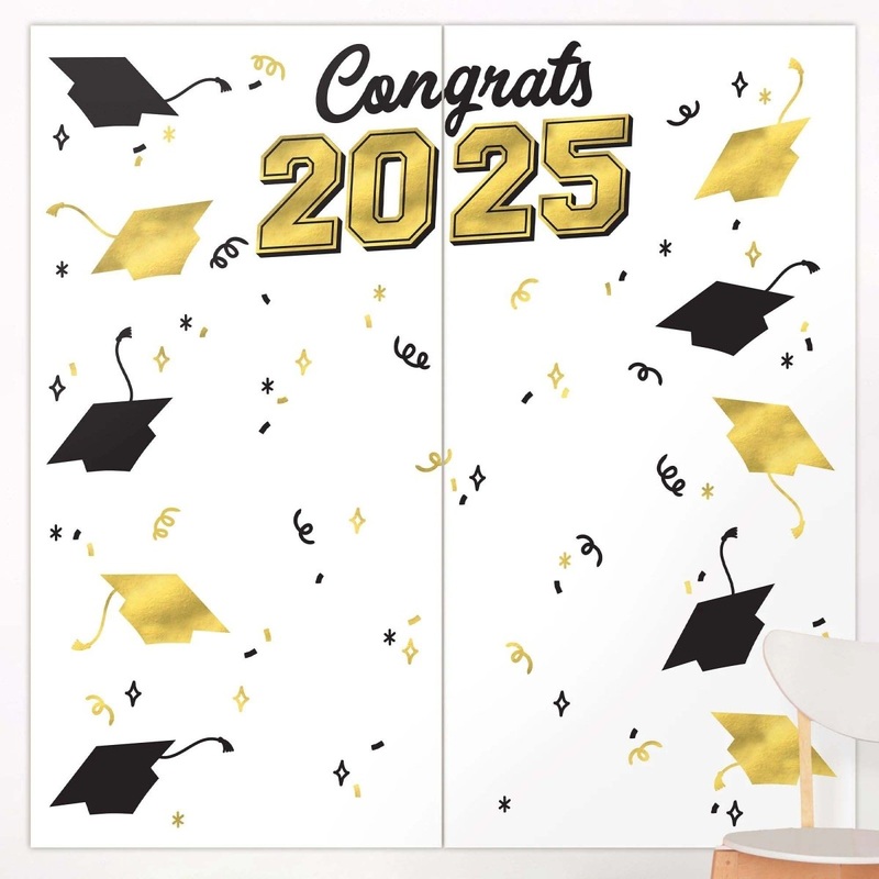 2025 Graduation Scene Setter, 65 X 65 Inches, 1 Count