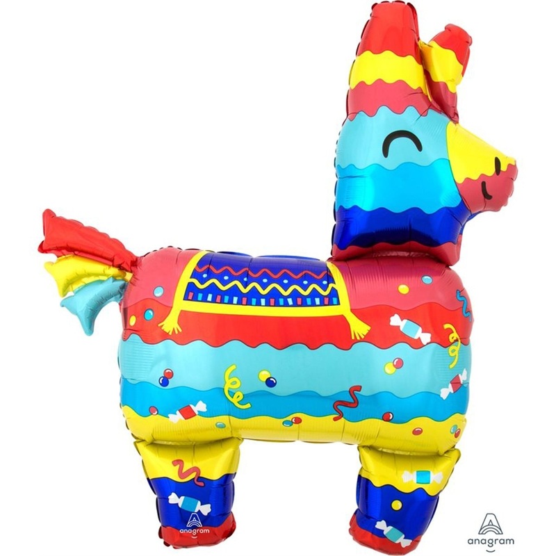 Fiesta Piata Supershape Foil Balloon, 31 Inches, 1 Count
