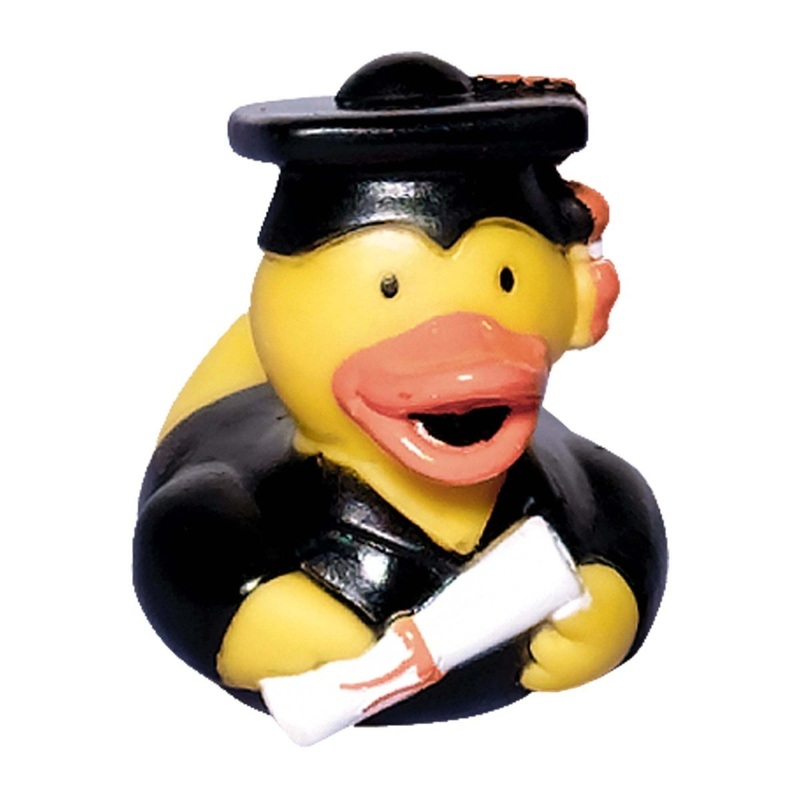 Graduation Rubber Duck, 2 Inches, 1 Count
