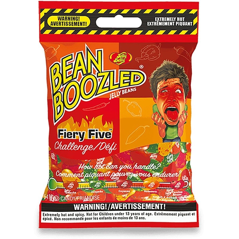 Jelly Belly BeanBoozled Fiery Five Bag, 54g, 1 Count