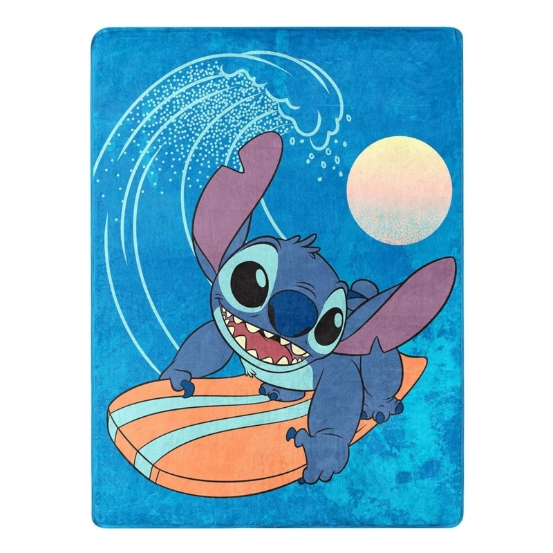 Stitch Silk Touch Throw, Disney, 46 x 60 Inches, 1 Count