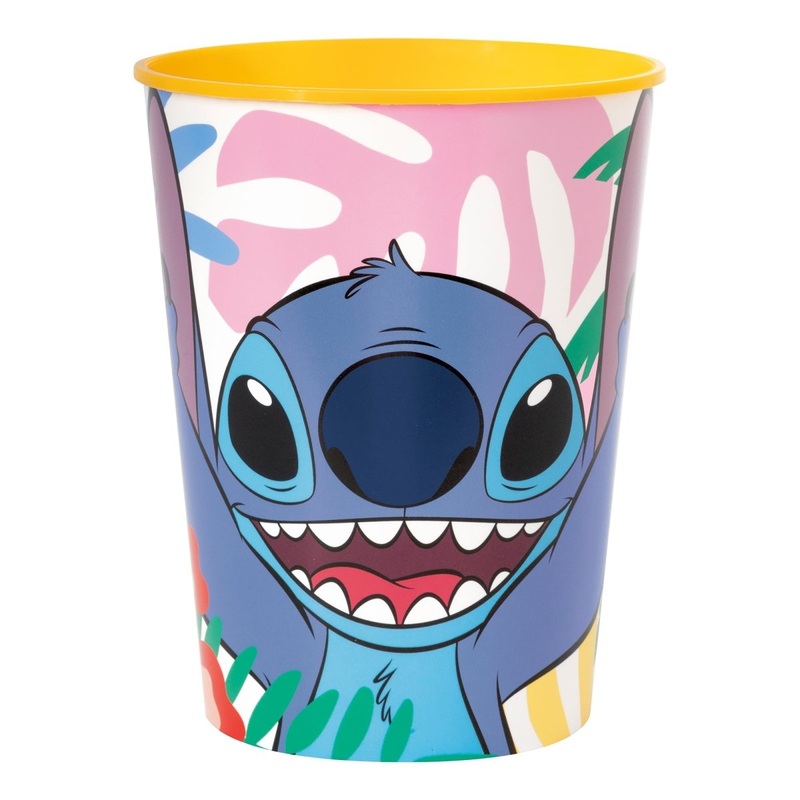 Stitch Yellow Party Favour Cup, Disney, 16 Oz, 1 Count