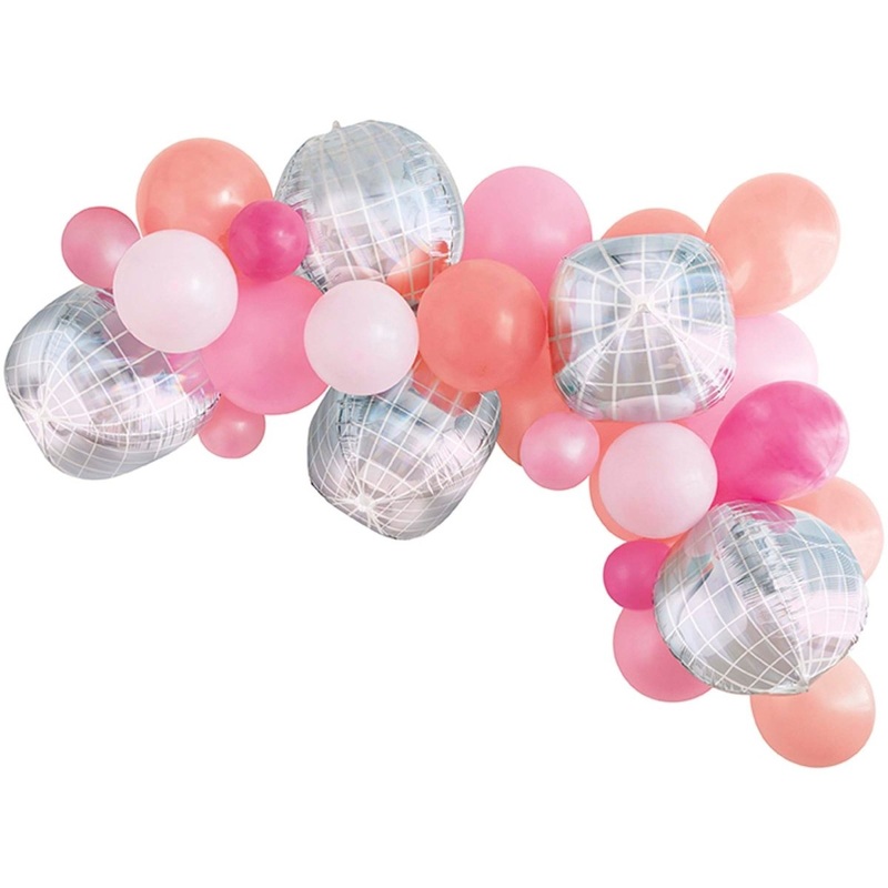 Summer Disco Balloon Arch Kit, 25 Count