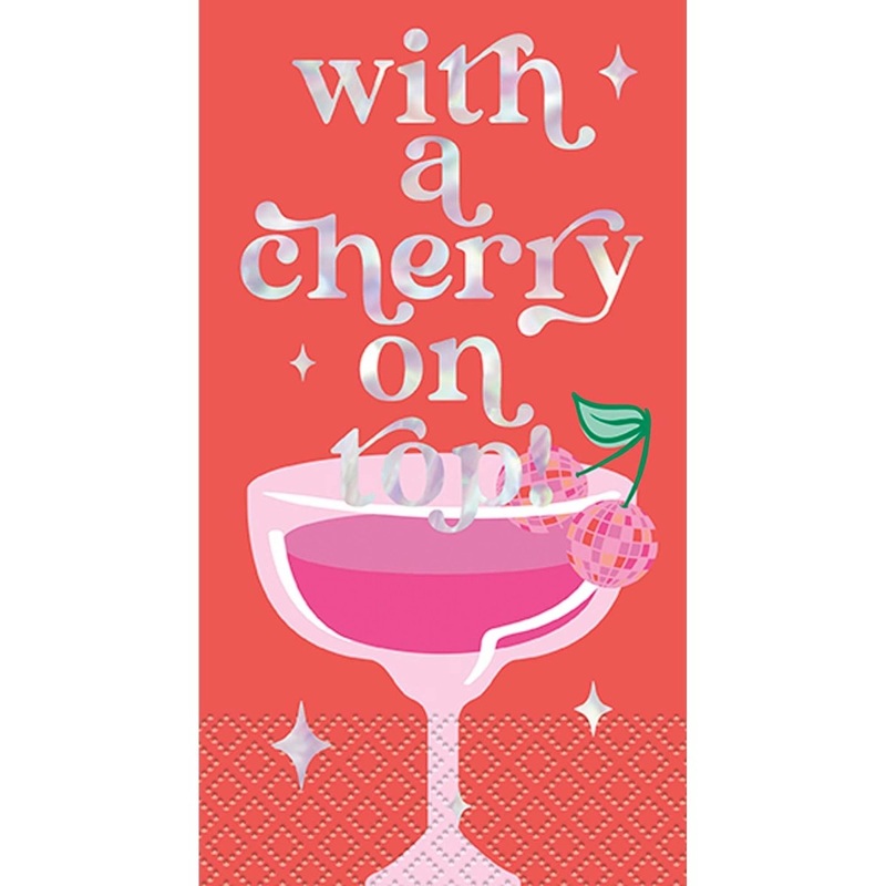 Summer Disco Guest Napkins, 16 Count