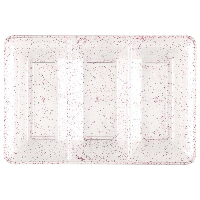 Summer Disco Plastic Serving Plate, 1 Count