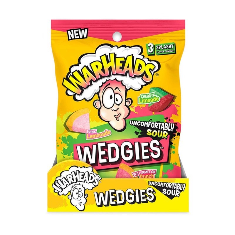 Warheads Wedgies Sour Candy, 205 g, 1 Count