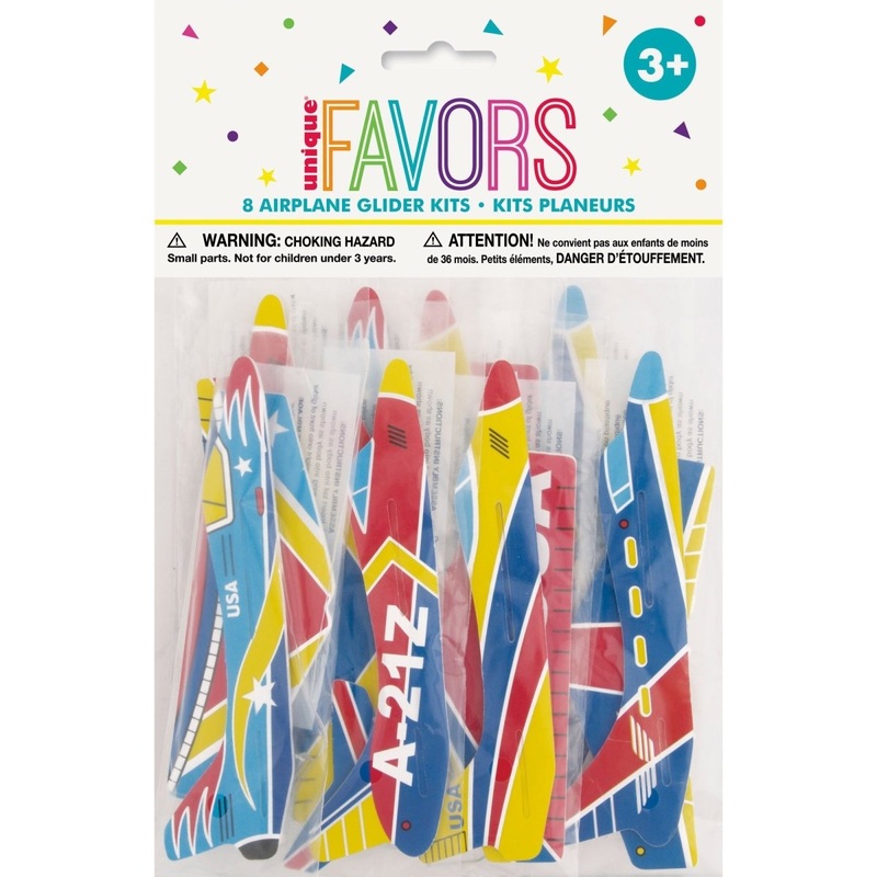 Airplane Glider Kits, 8 Count