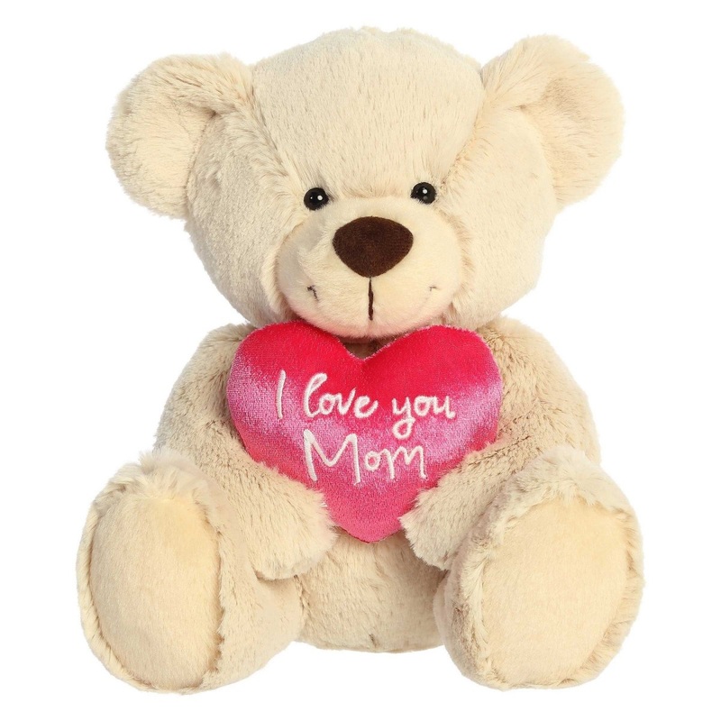 Bear Plush I Love You Mom, 11 Inches, 1 Count