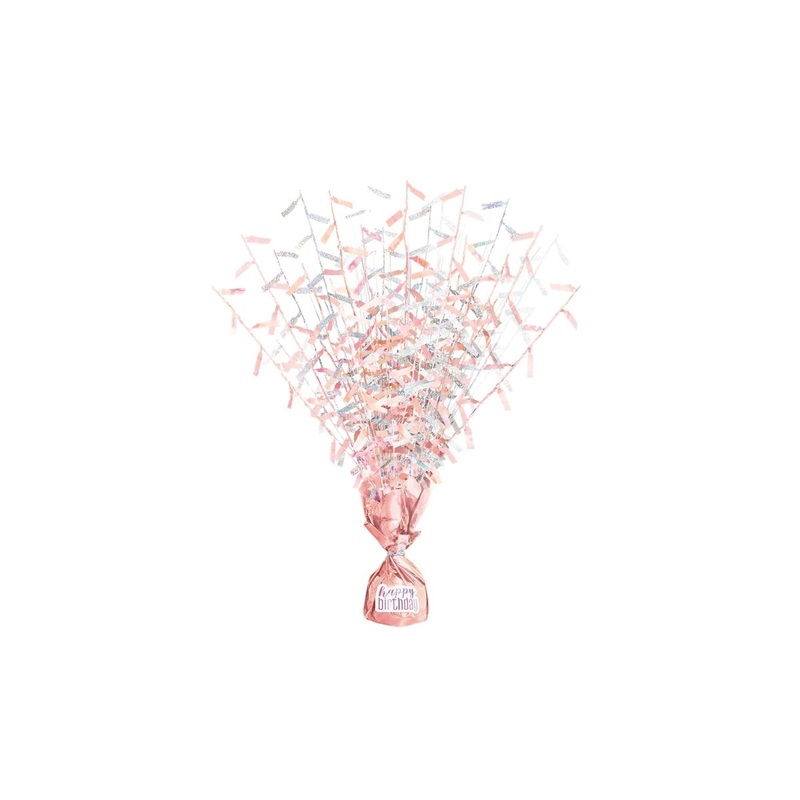 Customizable Pink Balloon Weight Centerpiece, 1 Count