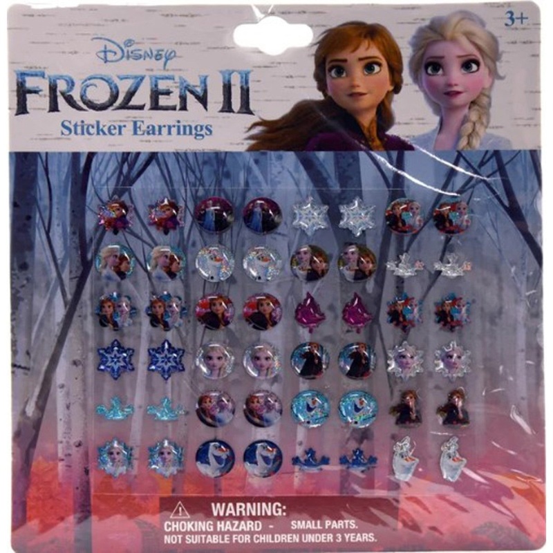 Frozen Sticker Earrings, 24 Count