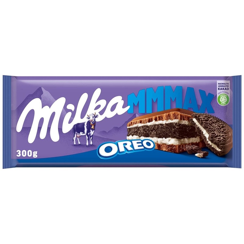 Milka MMMAX Oreo Chocolate Bar, 300g, 1 Count