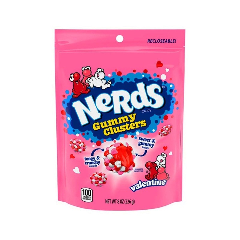 Nerds Gummy Clusters Candies, Valentine, 226g, 1 Count