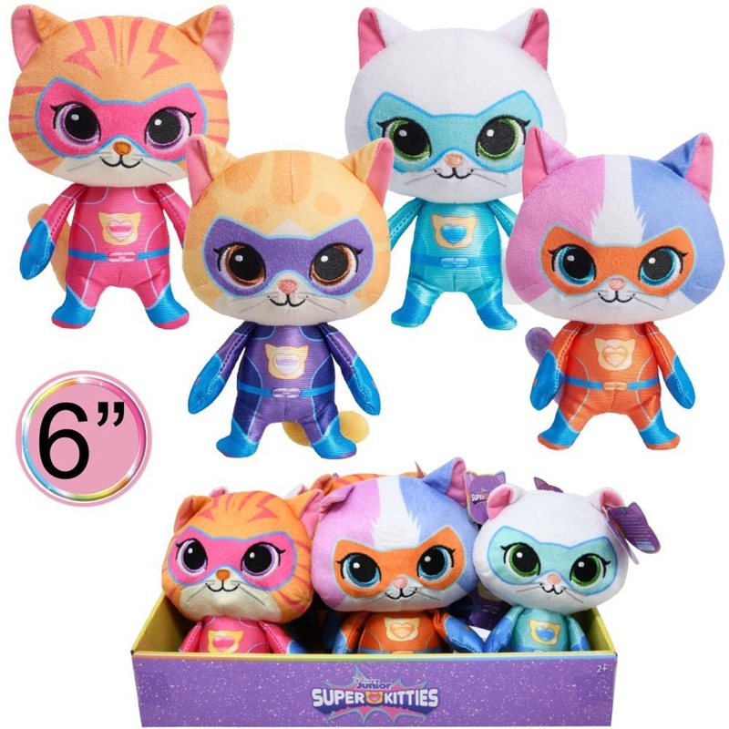 Super Kitties Plush, Disney, 6 Inches, Assortment, 1 Count