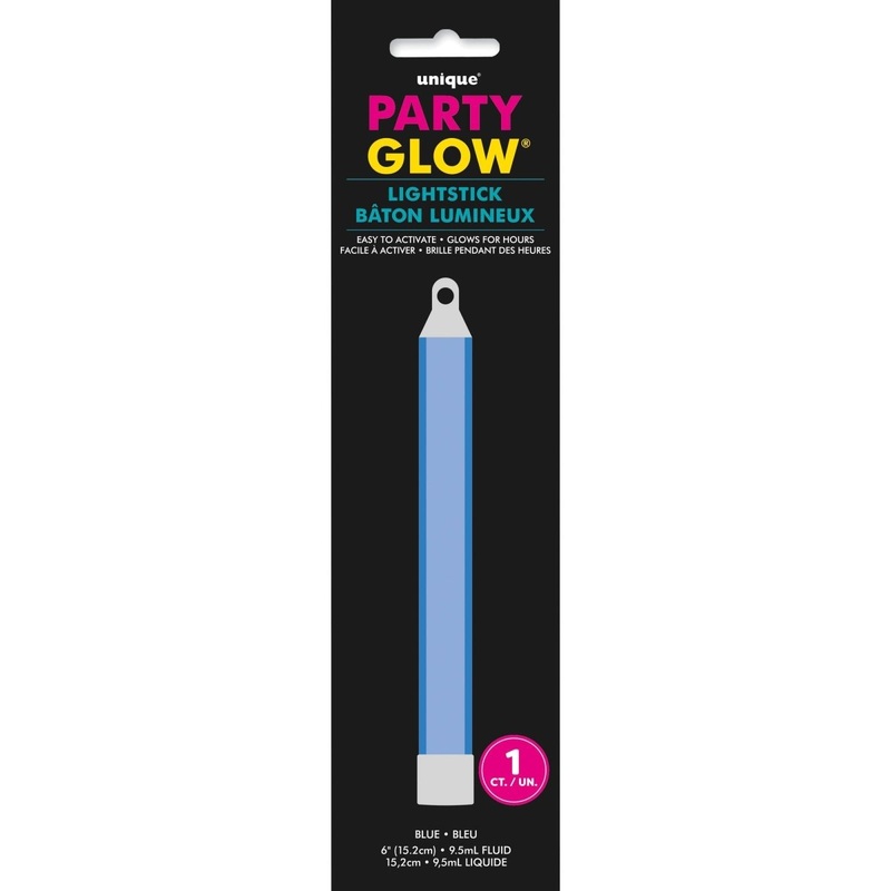 Blue Glow Stick, 6 Inches, 1 Count
