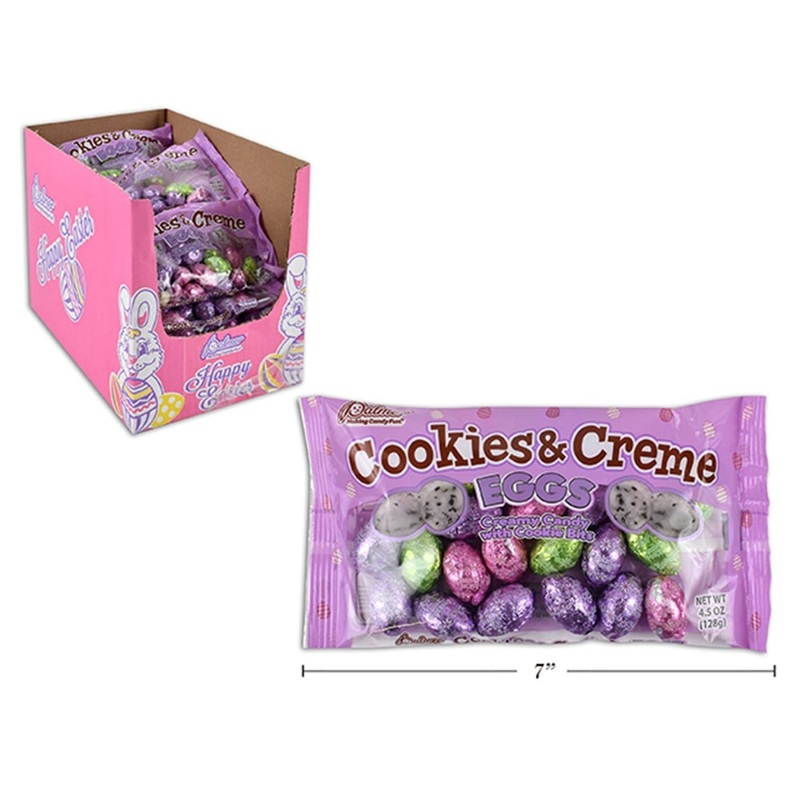 Easter Chocolate Eggs Cookie and Cream, 128g, 1 Count
