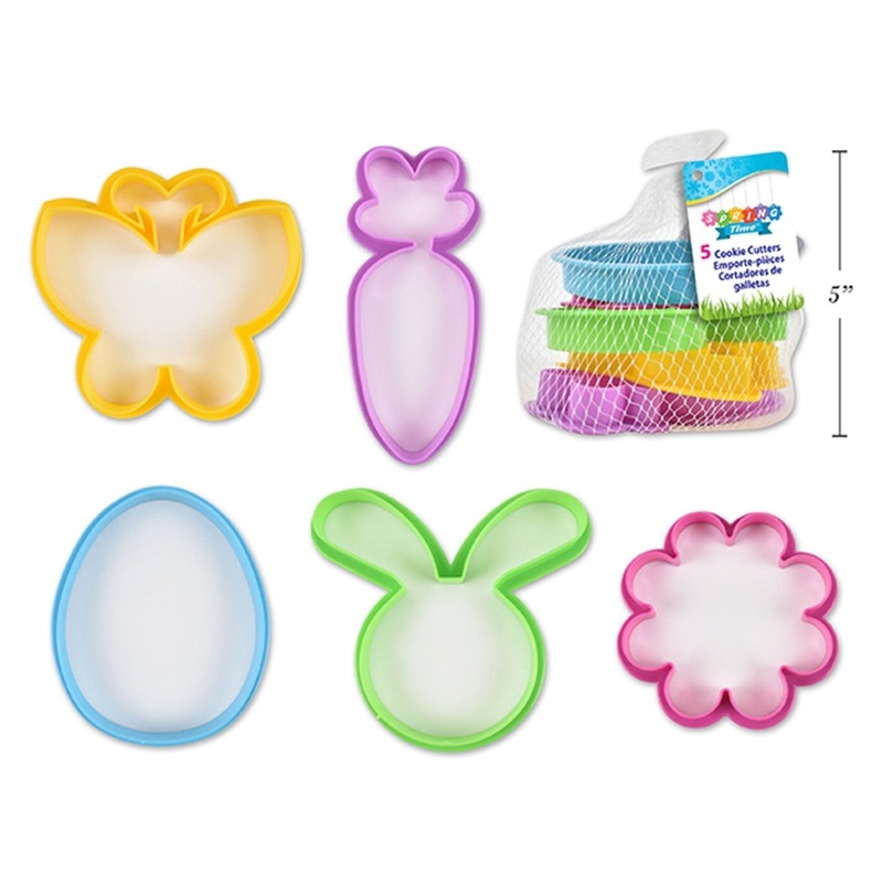 Easter Cookie Cutters, 5 Count