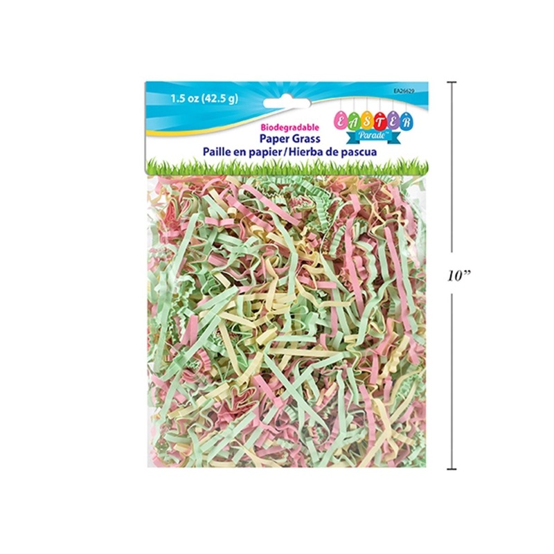 Easter Pastel Paper Grass, 1.5 Oz, 1 Count