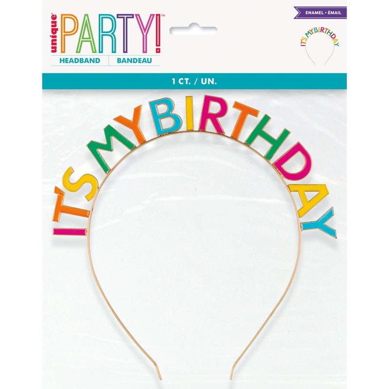 "It's My Birthday" Headband, 1 Count